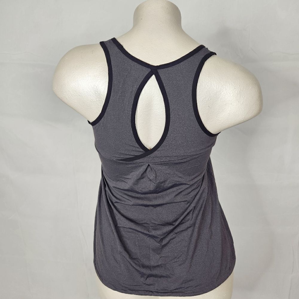 Lucy Tech Racer Keyhole Back Sleeveless Tank Top Sz XL